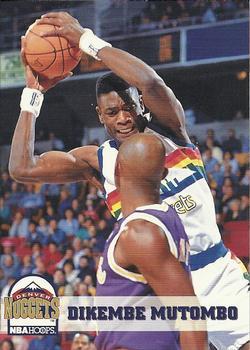 #56 Dikembe Mutombo - Denver Nuggets - 1993-94 Hoops Basketball