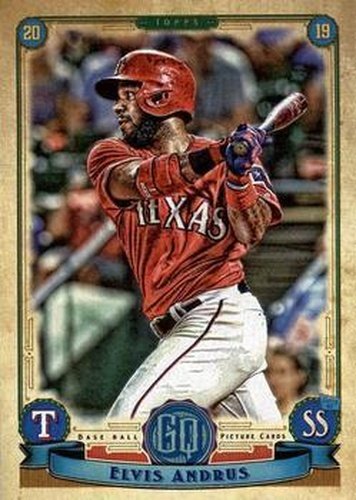 #56 Elvis Andrus - Texas Rangers - 2019 Topps Gypsy Queen Baseball