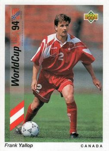 #56 Frank Yallop - Canada - 1993 Upper Deck World Cup Preview English/Spanish Soccer