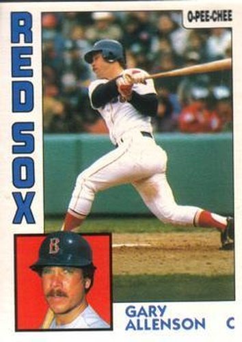 #56 Gary Allenson - Boston Red Sox - 1984 O-Pee-Chee Baseball