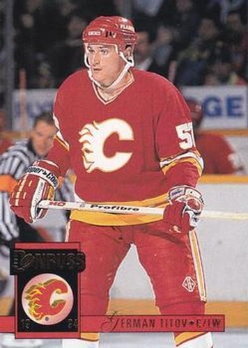 #56 German Titov - Calgary Flames - 1993-94 Donruss Hockey
