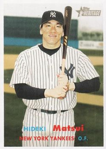 #56 Hideki Matsui - New York Yankees - 2006 Topps Heritage Baseball