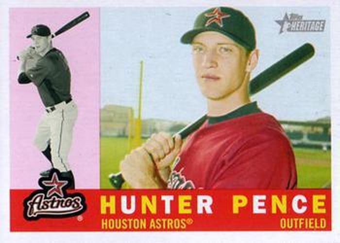 #56 Hunter Pence - Houston Astros - 2009 Topps Heritage Baseball