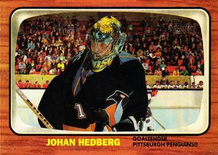 #56 Johan Hedberg - Pittsburgh Penguins - 2002-03 Topps Heritage Hockey