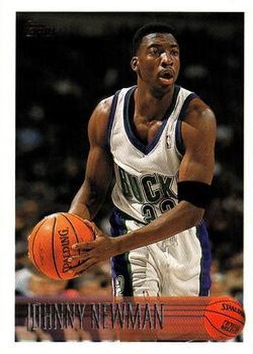 #56 Johnny Newman - Milwaukee Bucks - 1996-97 Topps Basketball