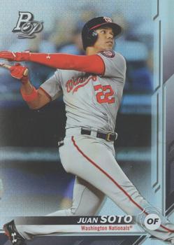 #56 Juan Soto - Washington Nationals - 2019 Bowman Platinum Baseball
