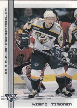 #56 Kimmo Timonen - Nashville Predators - 2000-01 Be a Player Memorabilia Hockey