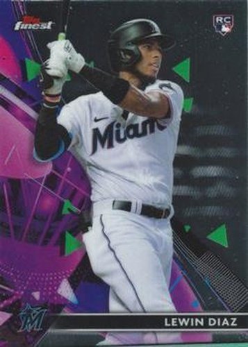 #56 Lewin Diaz - Miami Marlins - 2021 Finest Baseball
