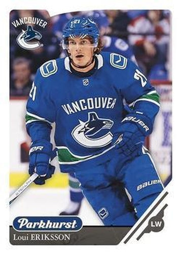 #56 Loui Eriksson - Vancouver Canucks - 2018-19 Parkhurst Hockey