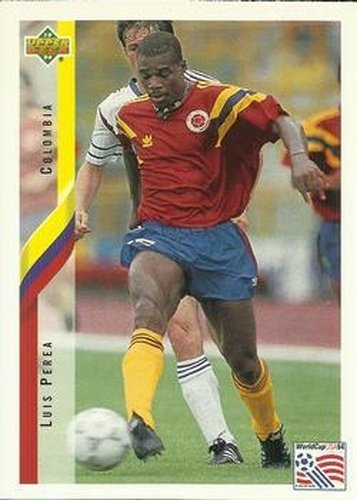 #56 Luis Perea - Colombia - 1994 Upper Deck World Cup Contenders English/Spanish Soccer