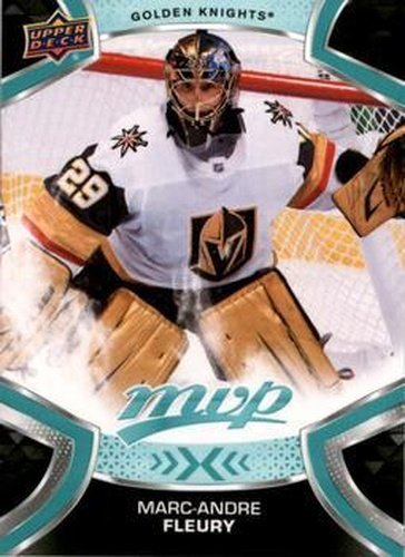 #56 Marc-Andre Fleury - Vegas Golden Knights - 2021-22 Upper Deck MVP Hockey
