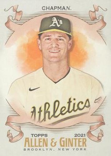 #56 Matt Chapman - Oakland Athletics - 2021 Topps Allen & Ginter Baseball