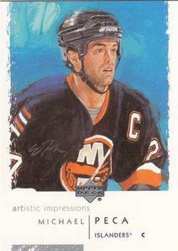 #56 Michael Peca - New York Islanders - 2002-03 UD Artistic Impressions Hockey