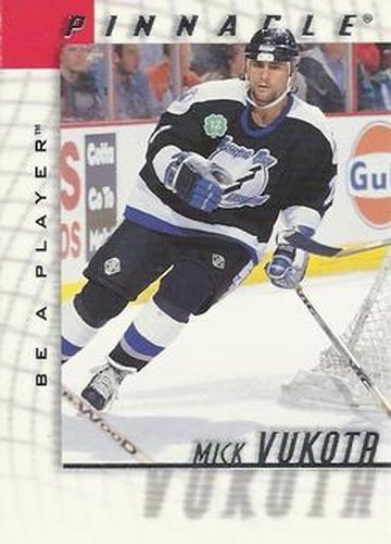 #56 Mick Vukota - Tampa Bay Lightning - 1997-98 Pinnacle Be a Player Hockey