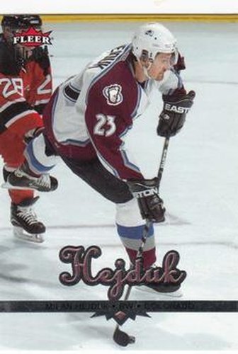 #56 Milan Hejduk - Colorado Avalanche - 2005-06 Ultra Hockey