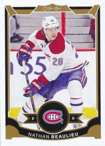 #56 Nathan Beaulieu - Montreal Canadiens - 2015-16 O-Pee-Chee Hockey