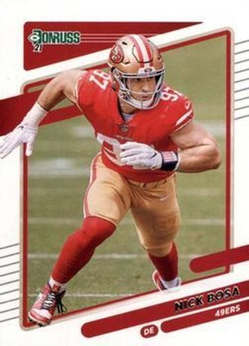 #56 Nick Bosa - San Francisco 49ers - 2021 Donruss Football
