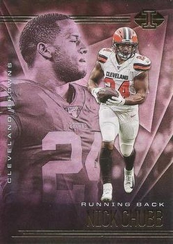 #56 Nick Chubb - Cleveland Browns - 2020 Panini Illusions Football