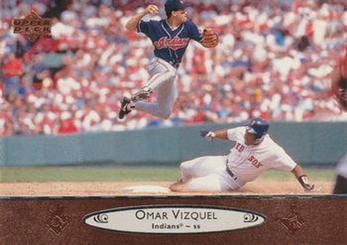 #56 Omar Vizquel - Cleveland Indians - 1996 Upper Deck Baseball