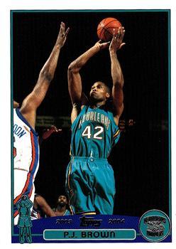 #56 P.J. Brown - New Orleans Hornets - 2003-04 Topps Basketball