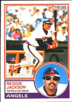 #56 Reggie Jackson - California Angels - 1983 O-Pee-Chee Baseball