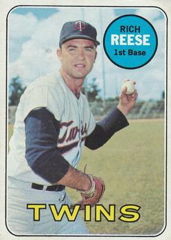 #56 Rich Reese - Minnesota Twins - 1969 Topps Baseball