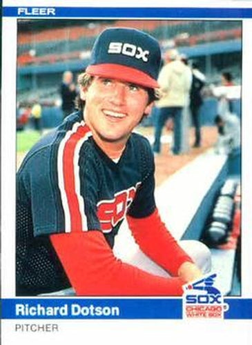 #56 Richard Dotson - Chicago White Sox - 1984 Fleer Baseball