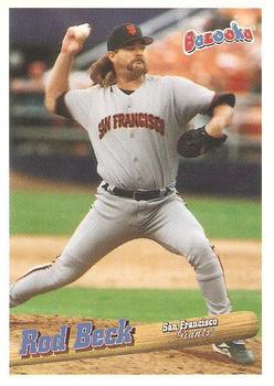 #56 Rod Beck - San Francisco Giants - 1996 Bazooka Baseball