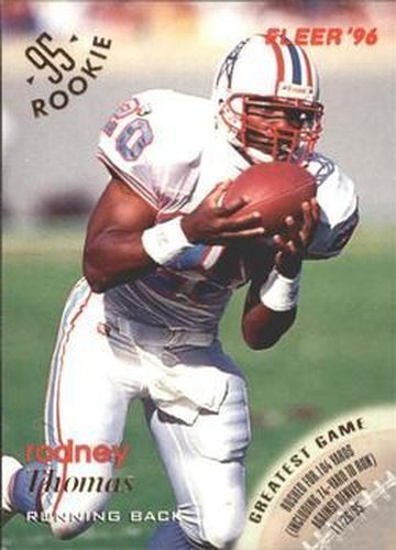 #56 Rodney Thomas - Houston Oilers - 1996 Fleer Football