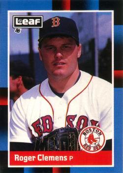 #56 Roger Clemens - Boston Red Sox - 1988 Leaf Baseball