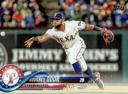 #56 Rougned Odor - Texas Rangers - 2018 Topps Baseball