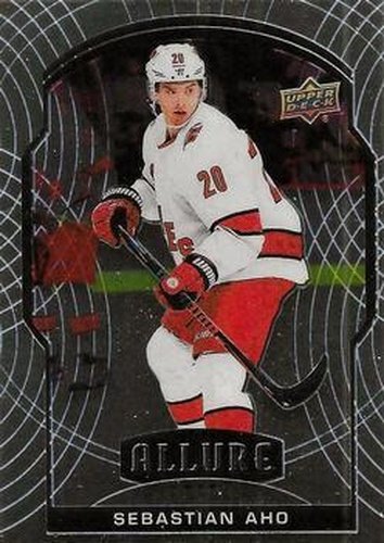 #56 Sebastian Aho - Carolina Hurricanes - 2020-21 Upper Deck Allure Hockey