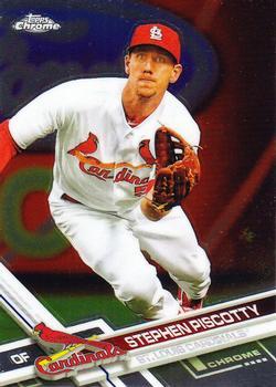 #56 Stephen Piscotty - St. Louis Cardinals - 2017 Topps Chrome Baseball