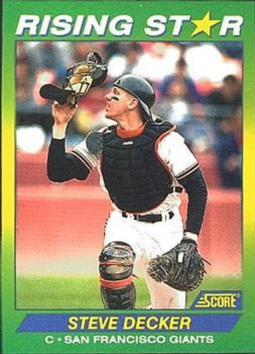 #56 Steve Decker - San Francisco Giants - 1992 Score 100 Rising Stars Baseball