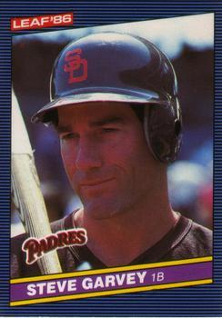 #56 Steve Garvey - San Diego Padres - 1986 Leaf Baseball