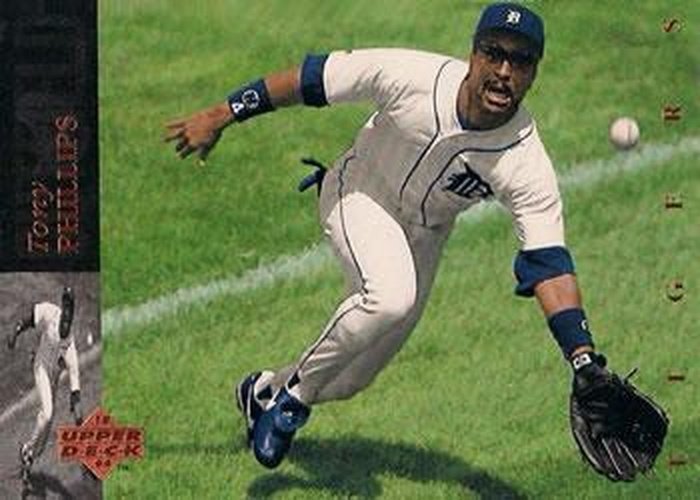 #56 Tony Phillips - Detroit Tigers - 1994 Upper Deck Baseball
