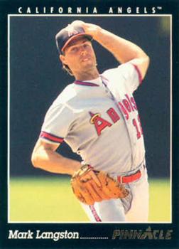 #56 Mark Langston - California Angels - 1993 Pinnacle Baseball