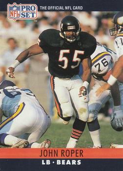 #56 John Roper - Chicago Bears - 1990 Pro Set Football