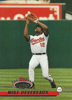 #56 Mike Devereaux - Baltimore Orioles - 1993 Stadium Club Baseball