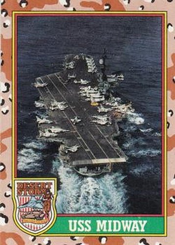 #56 USS Midway - 1991 Topps Desert Storm