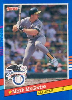 #56 Mark McGwire - Oakland Athletics - 1991 Donruss Baseball