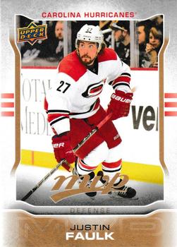 #56 Justin Faulk - Carolina Hurricanes - 2014-15 Upper Deck MVP Hockey