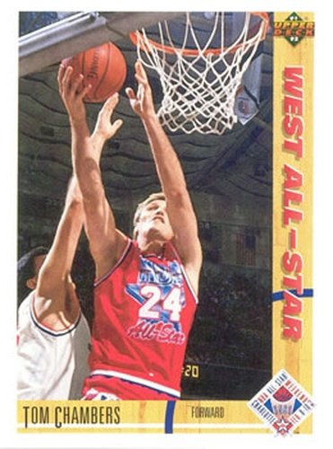 #56 Tom Chambers - Phoenix Suns - 1991-92 Upper Deck Basketball