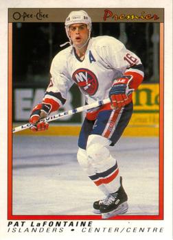 #56 Pat LaFontaine - New York Islanders - 1990-91 O-Pee-Chee Premier Hockey
