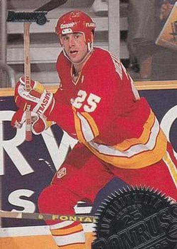 #56 Joe Nieuwendyk - Calgary Flames - 1994-95 Donruss Hockey