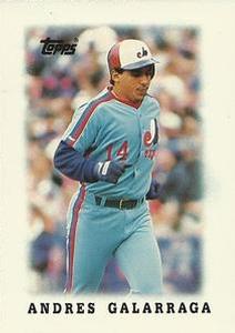 #56 Andres Galarraga - Montreal Expos - 1988 Topps Major League Leaders Minis Baseball