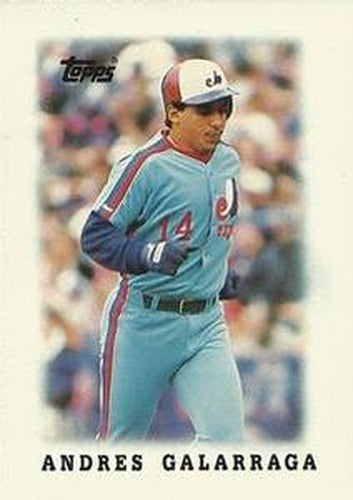 #56 Andres Galarraga - Montreal Expos - 1988 Topps Major League Leaders Minis Baseball
