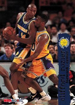 #56 Clifford Rozier - Golden State Warriors - 1995-96 Hoops Basketball