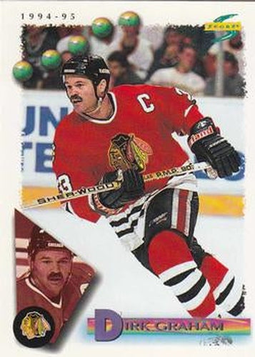 #56 Dirk Graham - Chicago Blackhawks - 1994-95 Score Hockey