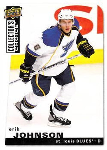 #56 Erik Johnson - St. Louis Blues - 2008-09 Collector's Choice Hockey
